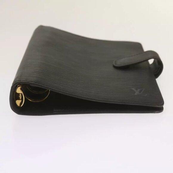 LOUIS VUITTON Epi Agenda MM Day Planner Cover Black R20042 LV Auth am5932 - Picture 4 of 16
